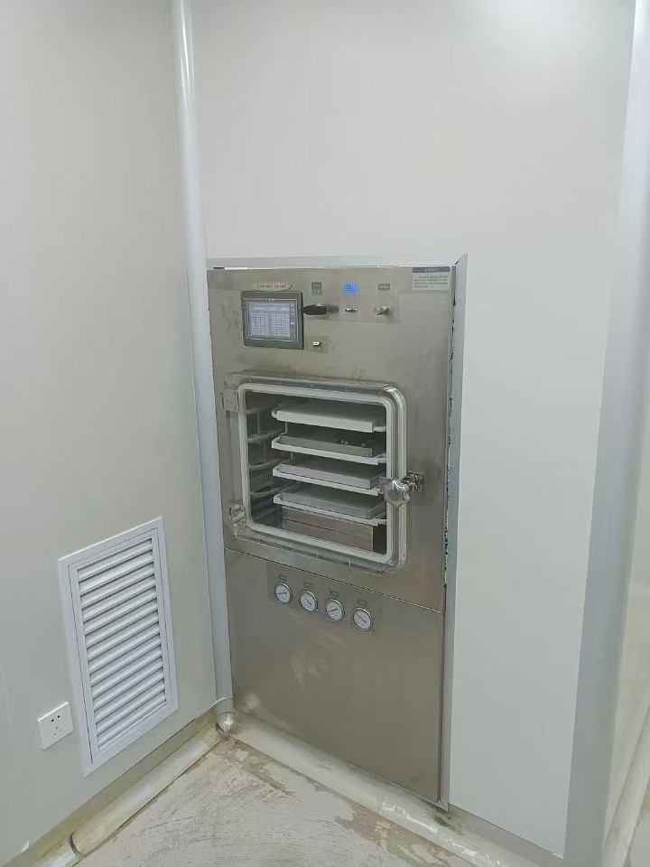 廣西某高校采購穿墻型冷凍干燥機進行化學粉劑凍干實驗